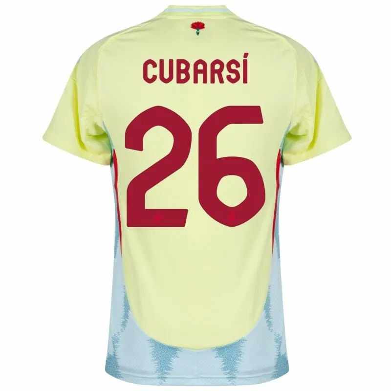 Cubarsí's Spain 2024/25 Away Jersey - Yellow