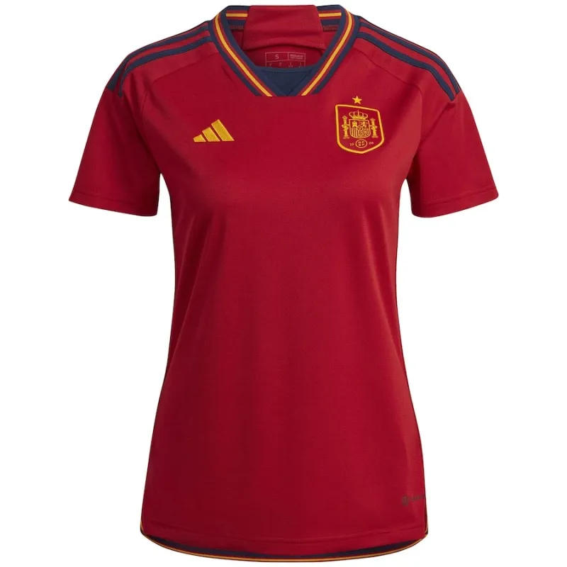 Spanisches Frauenheimtrikot für die Weltmeisterschaft 2022 - Rot