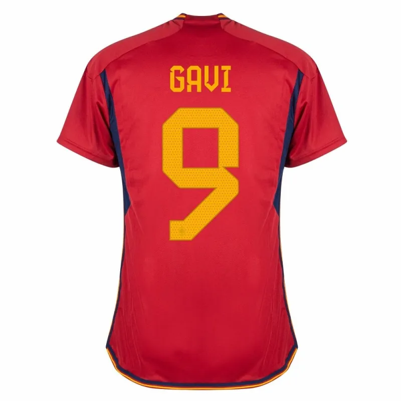 Camisa principal de España para la Copa del Mundo FIFA 2022 de Gavi - Roja