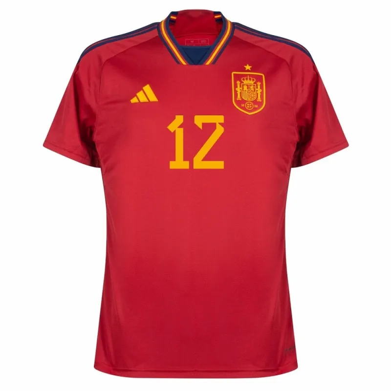 La maglia principale della Spagna per la Coppa del mondo FIFA 2022 di Ansu Fati - Rosso