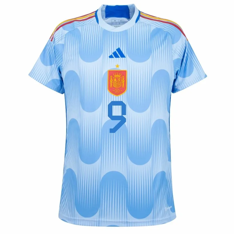 Gavi. Spain's 2022 FIFA World Cup Away Jersey - Blue