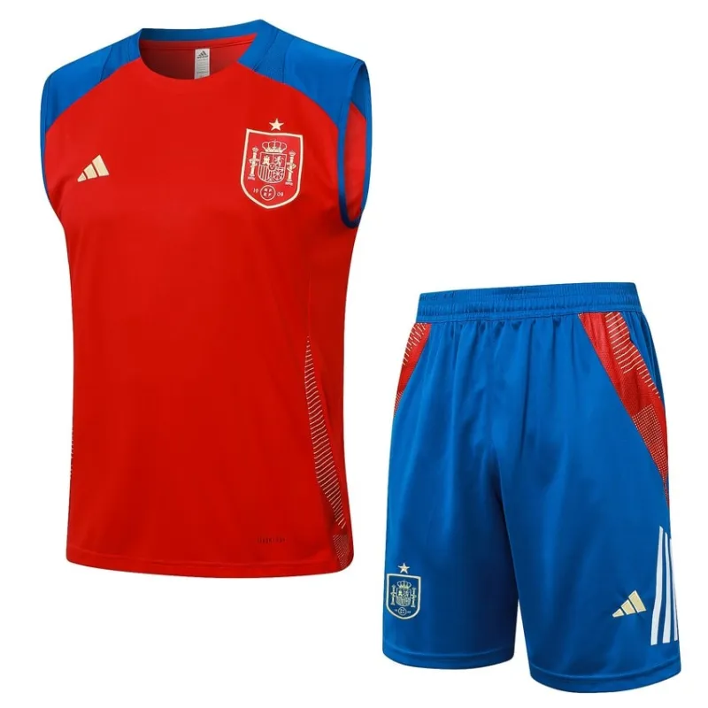 Gilet + pantaloncini della Spagna 2024/25 - rosso