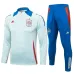 Abbigliamento sportivo a maniche lunghe + pantaloni della Spagna 2024/25 - bianco