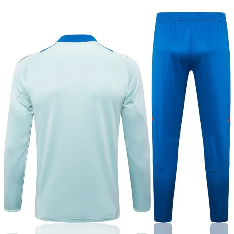 Abbigliamento sportivo a maniche lunghe + pantaloni della Spagna 2024/25 - bianco