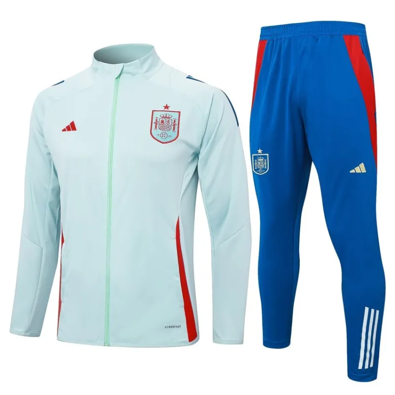 Giacca sportiva + pantaloni della Spagna 2024/25 - bianco