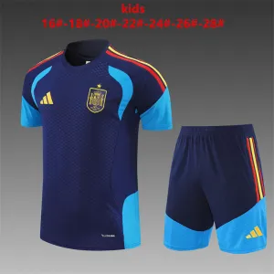 Spagna 2026/27 Set Allenamento Bambino blu