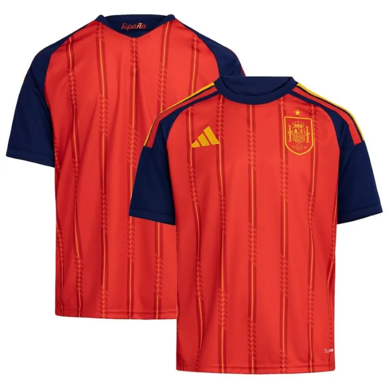 Spanien 2026/27 Heimtrikot Kinder - Rot