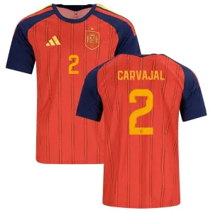 Spain CARVAJAL 2026/27 Home Jersey - Red