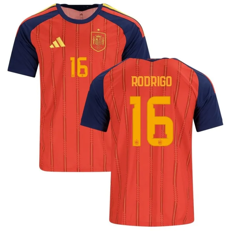 Spanien RODRIGO 2026/27 Heimtrikot - Rot