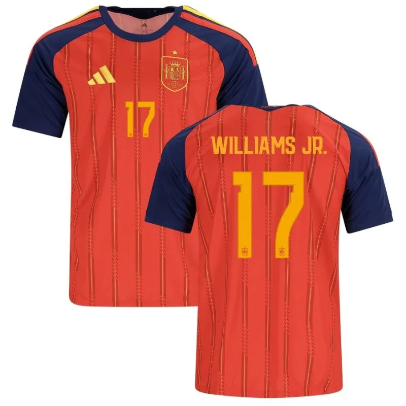 Spanien WILLIAMS JR 2026/27 Heimtrikot - Rot