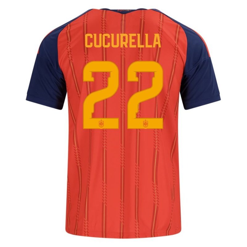 Maglia casalinga Spagna CUCURELLA 2026/27 - Rossa