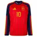 Spanien LAMINE YAMAL 2026/27 Heimtrikot mit langen Ärmeln - Rot