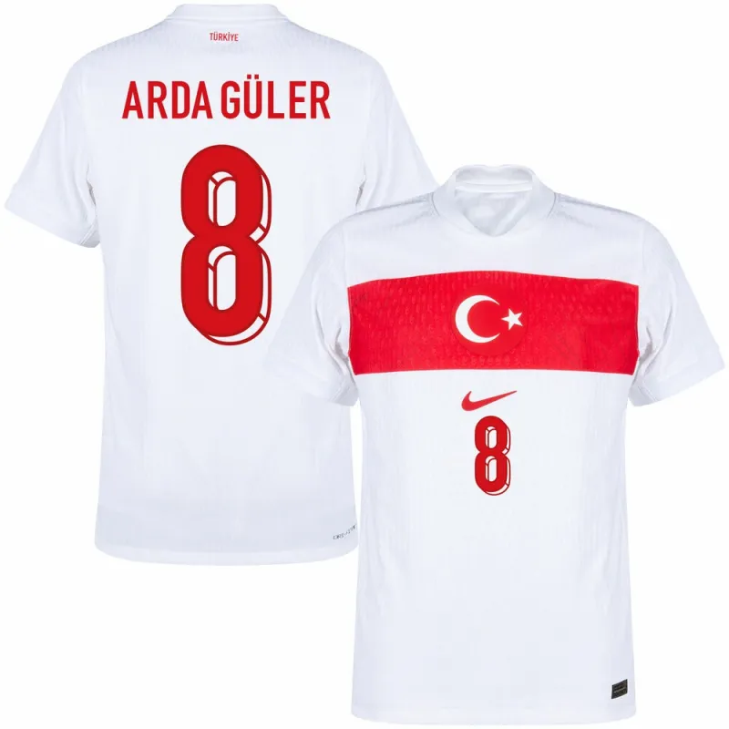 Turkey ARDA GÜLER 2024/25 Home Jersey - White