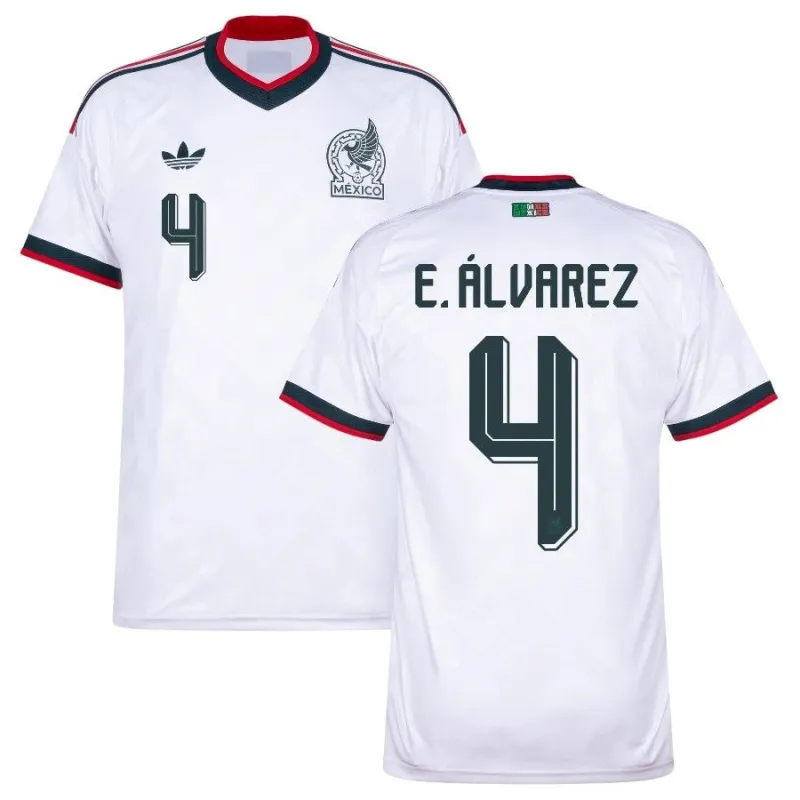 Mexiko E. ALVAREZ 2026/27 Auswärtstrikot Weiß
