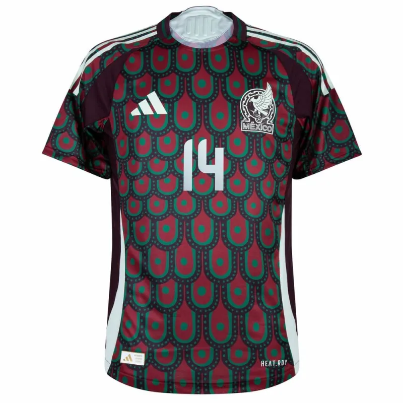 Chicharito Mexiko 2024/25 Heim Fan-Trikot - Rot