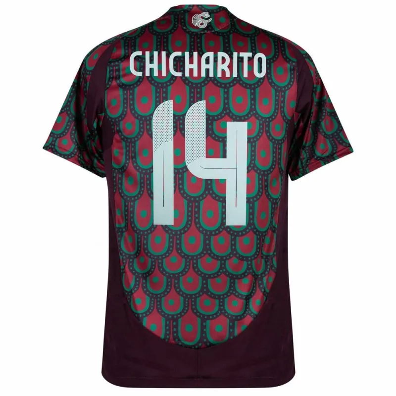 Chicharito Mexiko 2024/25 Heim Fan-Trikot - Rot
