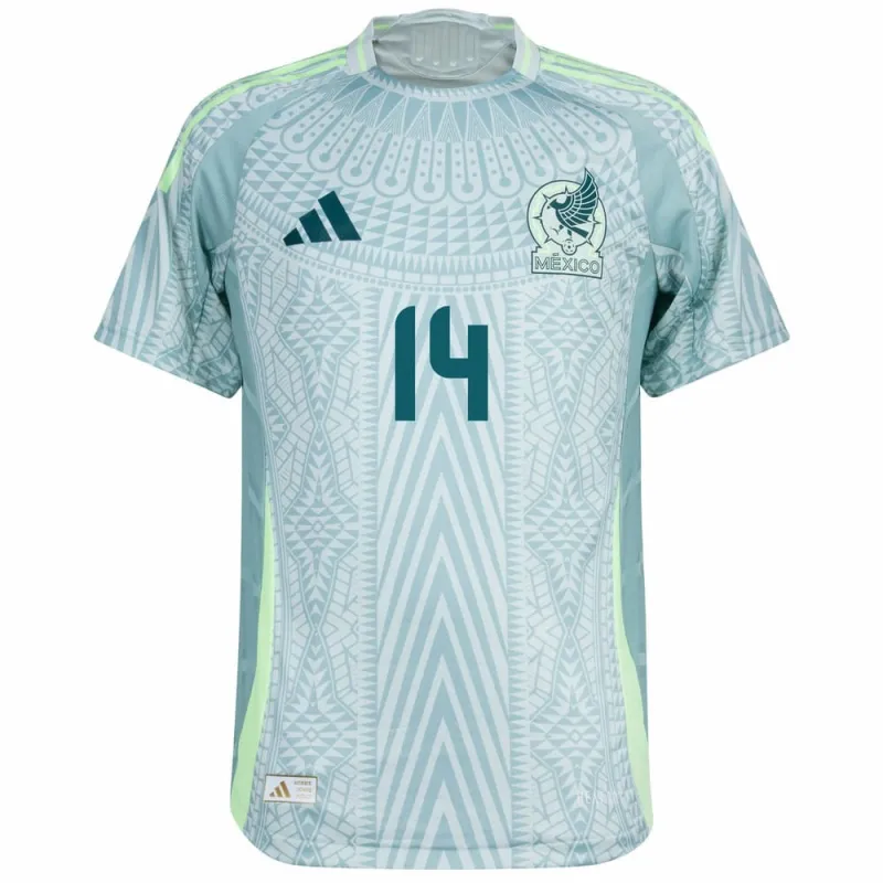 Chicharito Mexiko 2024/25 Auswärts Fan-Trikot - Grün