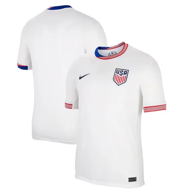Le maillot domicile de l'équipe des États-Unis 2024/25 - Version pour les supporters - Blanc