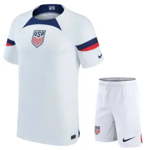 USA 2022/23 Heimtrikot Kinder Set Weiß