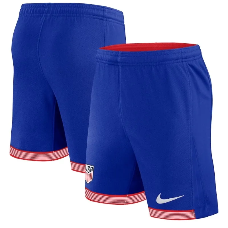 Die Shorts der US-Mannschaft 2024/25, blau