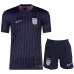 Camiseta + Pantaloncillos infantil de la Selección Estadounidense 2025/26 - Azul