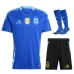 Argentinien 2024/25 Away Kinder-Trikot (Blau)