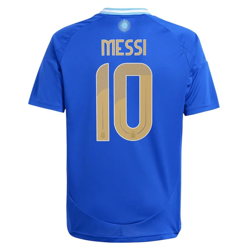 Messi, Argentina 2024/25 Away Kids' Jersey (Blue)