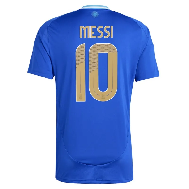 Messi, Argentinien 2024/25 Away-Trikot (Blau)