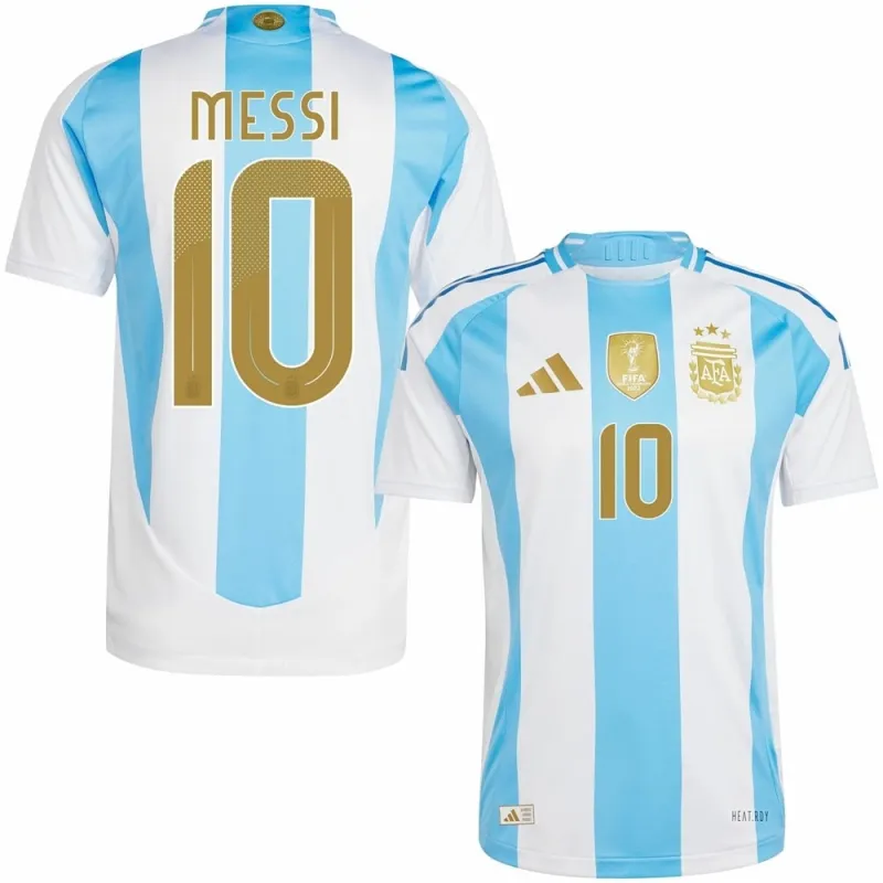 Messi, Argentinien 2024/25 Heimtrikot (Himmelblau)