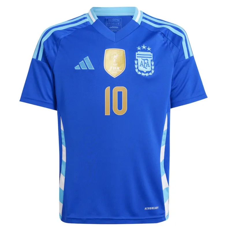 Argentina 2024/25 Away Kids' Jersey (Sky Blue)