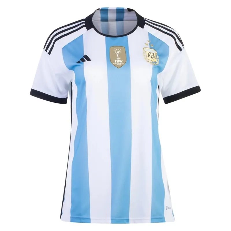 Maglia di casa femminile dell'Argentina 2022/23 a 3 stelle (Blu celeste)