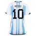 Messi, Argentina 2022/23 3-Star Women's Jersey (Sky Blue)