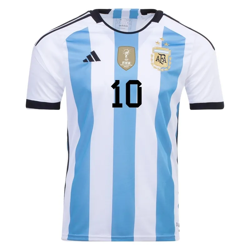 Maradona, Argentina 2022/23 3-Star Home Jersey (Sky Blue)