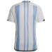 ：Argentinien 2022 Weltmeisterschaft Heimtrikot (Himmelblau)