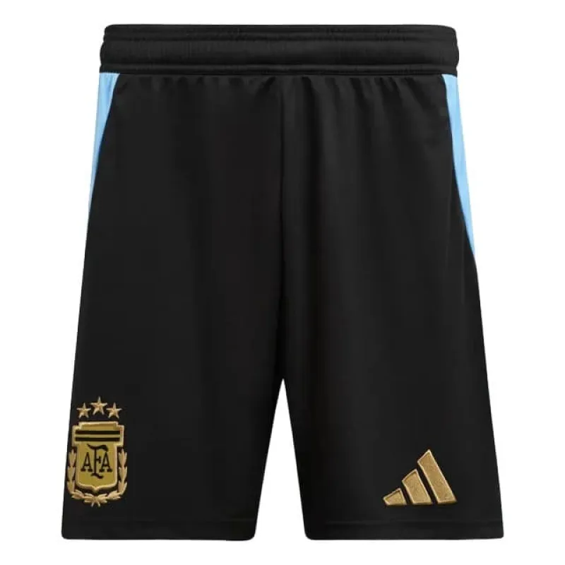 Argentinien 2024/25 Auswärtshorts - Fan-Version (Schwarz)