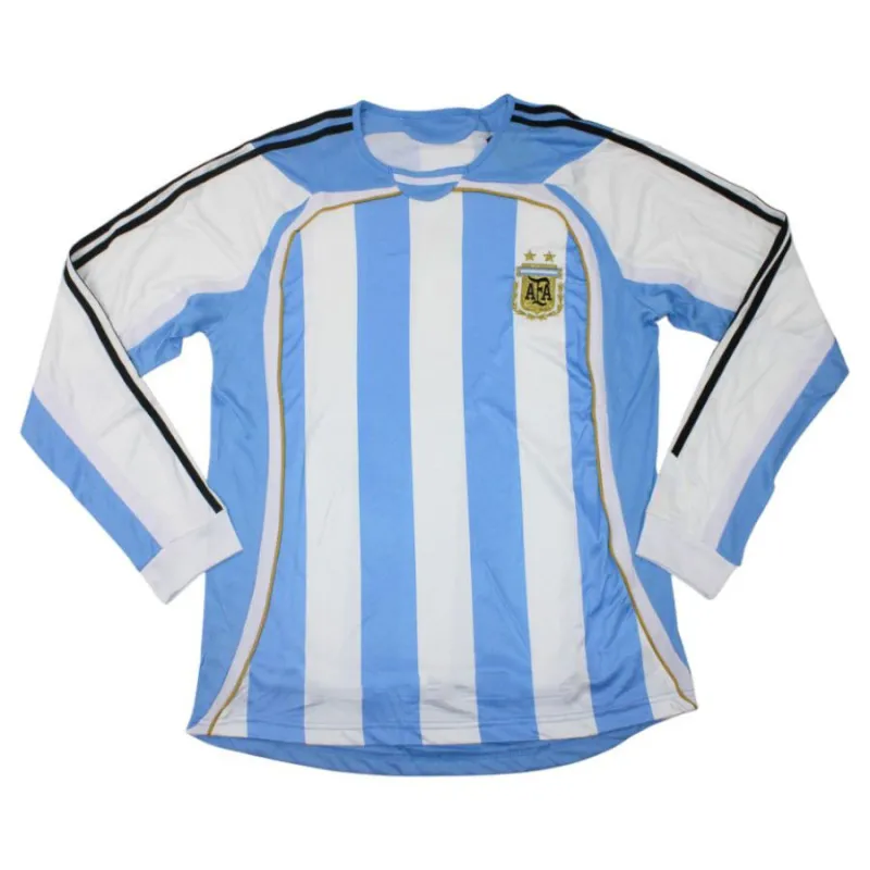 Argentina Maglia da campo a maniche lunghe del 2006 (Blu e Bianca)