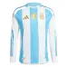 Argentinien 2024/25 Heim Lange Ärmel Replica Trikot - Helle Blau
