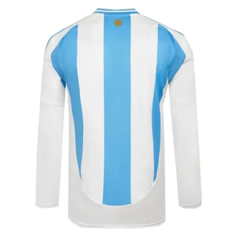 Argentinien 2024/25 Heim Lange Ärmel Replica Trikot - Helle Blau