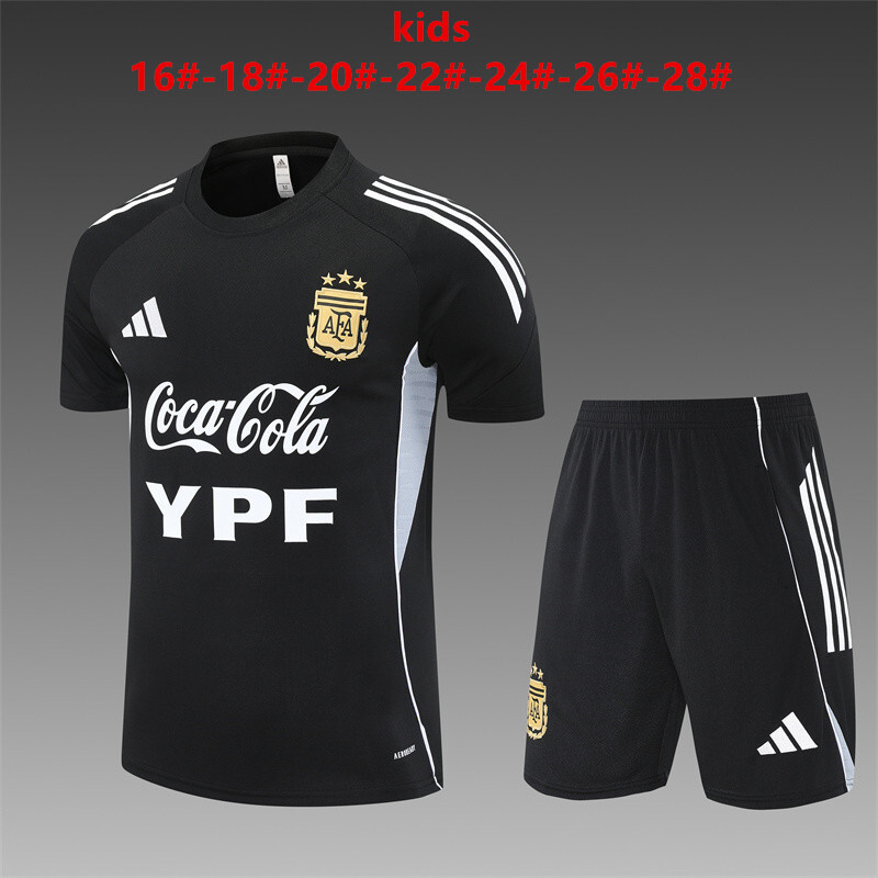 Argentina 2025/26 Kids Training Set black