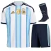 Argentinien 2026/27 Heim Kinder-Set - Blau/Weiß