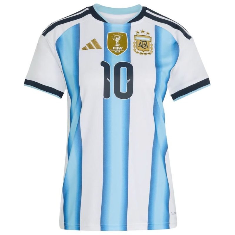 Camiseta local mujer Argentina MESSI 2026/27 - Azul/Blanco