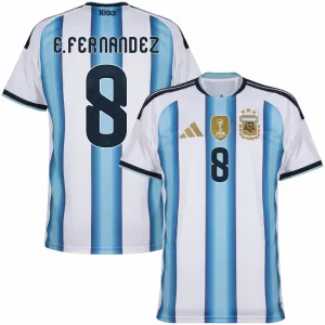 Argentina E.FERNANDEZ 2026/27 Home Jersey - Blue/White