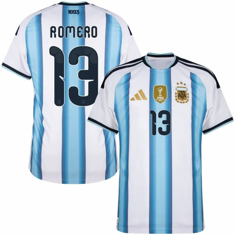 Camiseta local Argentina ROMERO 2026/27 - Azul/Blanco