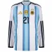 Argentina MASTANTUONO 2026/27 Maglia home a maniche lunghe - Blu/Bianca