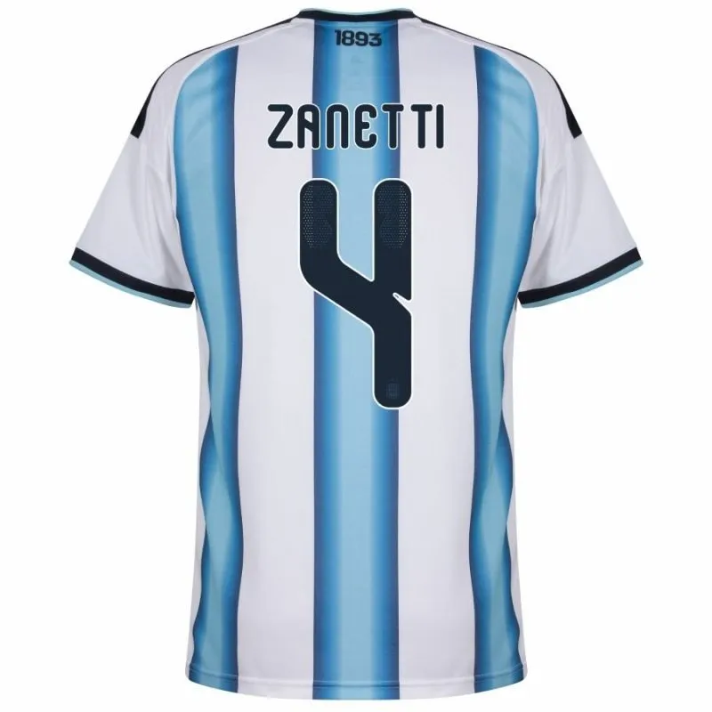 Maglia casalinga Argentina ZANETTI 2026/27 - Blu/Bianco
