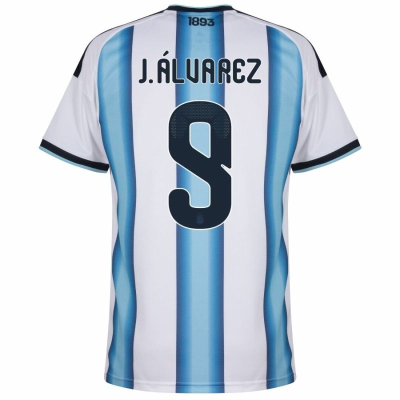 Argentina J.ALVAREZ 2026/27 Home Jersey - Blue/White
