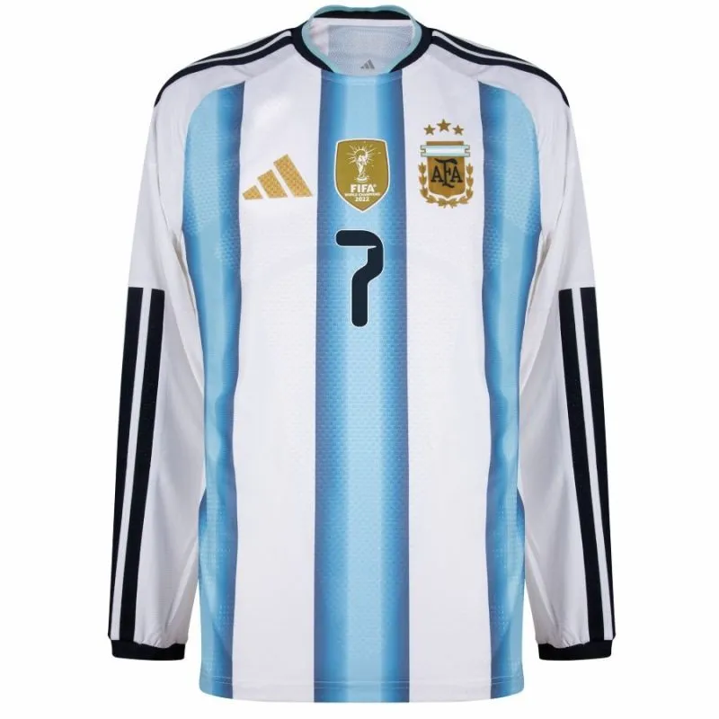 Argentina DE PAUL 2026/27 Camiseta local de manga larga - Azul/Blanca