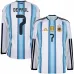 Argentina DE PAUL 2026/27 Camiseta local de manga larga - Azul/Blanca