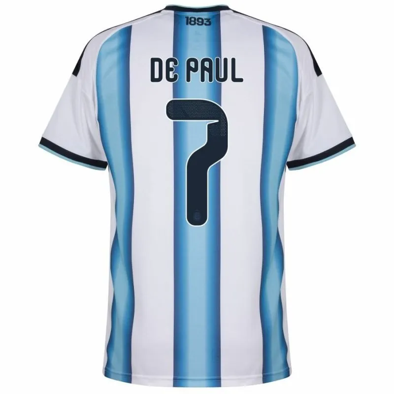 Argentina DE PAUL 2026/27 Home Kids Kit - Blue/White