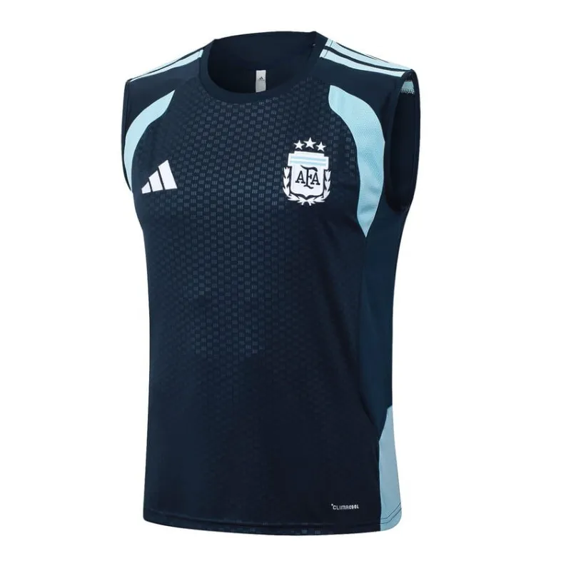 Conjunto Chaleco Argentina 2026/27 Azul Oscuro